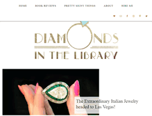 Tablet Screenshot of diamondsinthelibrary.com